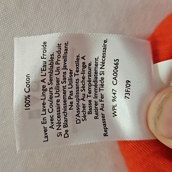 Eddie Bauer, Swing style,Bright Orange,Sz XXL, Scoop Neckline, Embroidered - Picture 13 of 15